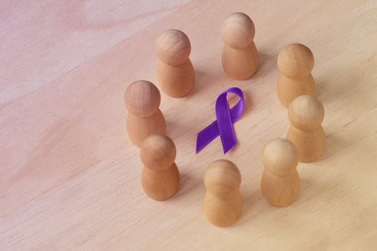 Domestic violence prevention ribbon
